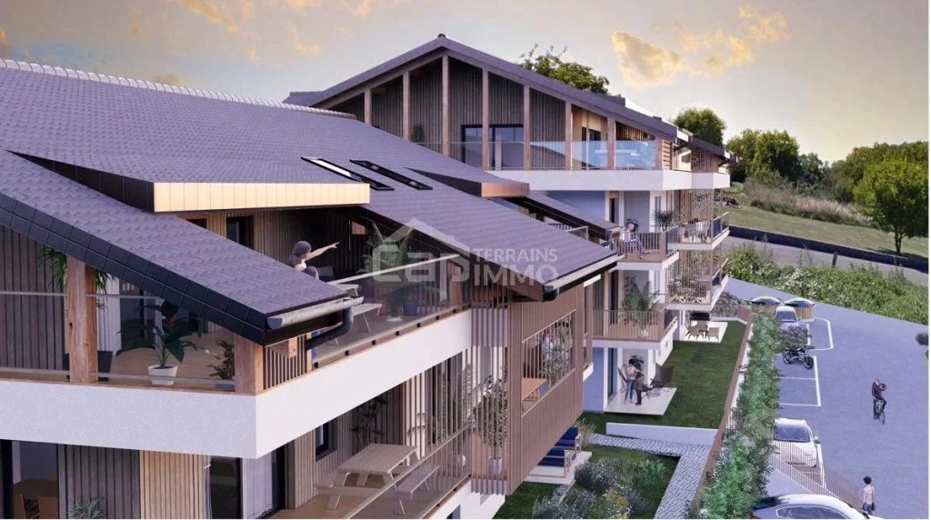 Découvrez cette nouvelle résidence sur les hauteurs de la commune de Marin, dans un cadre naturel.