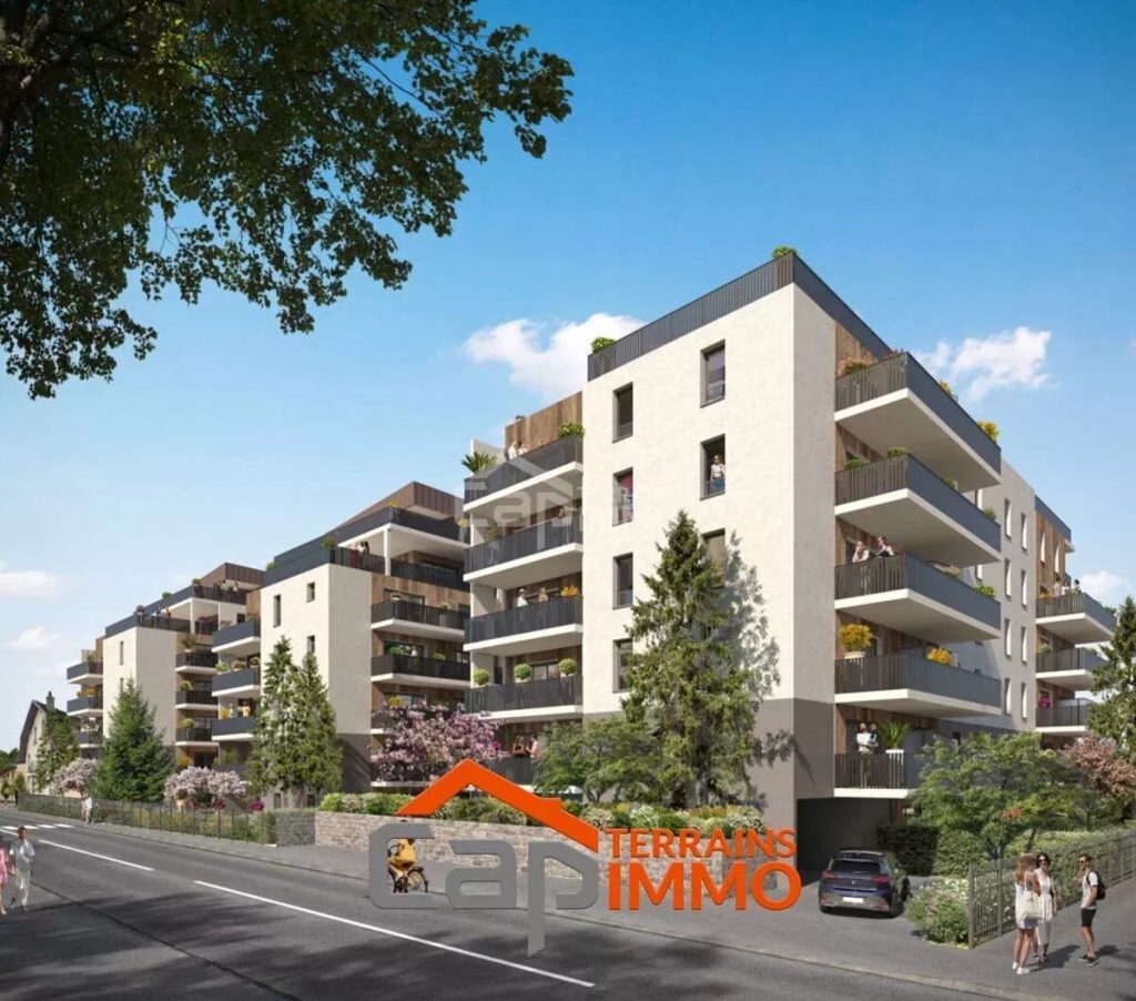 Situé en Rez-de-Jardin, ce grand T4 de 82.73m² est à vendre dans ce nouveau programme neuf proche du Lac.
